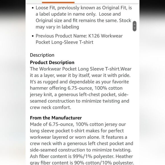 Carhartt Loose Fit Heavyweight L/S Pocket Shirt - Picture 8 of 10